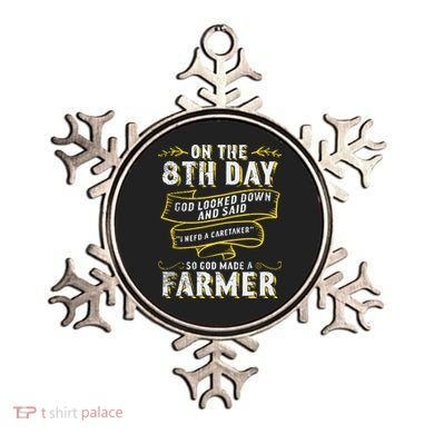 So God Made A Farmer Farming Agriculture Ornament