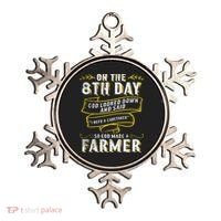 So God Made A Farmer Farming Agriculture Ornament thumb 0