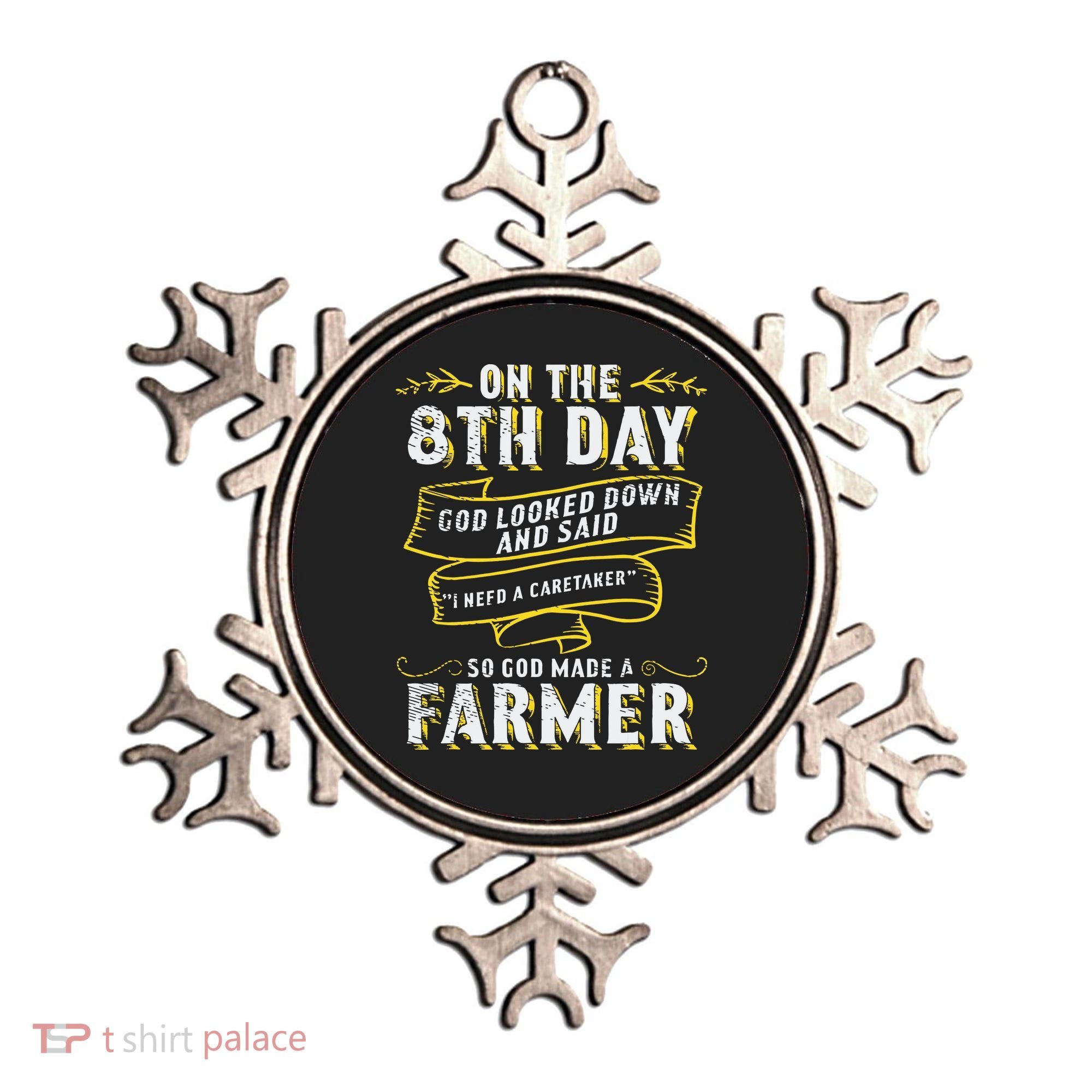 So God Made A Farmer Farming Agriculture Ornament