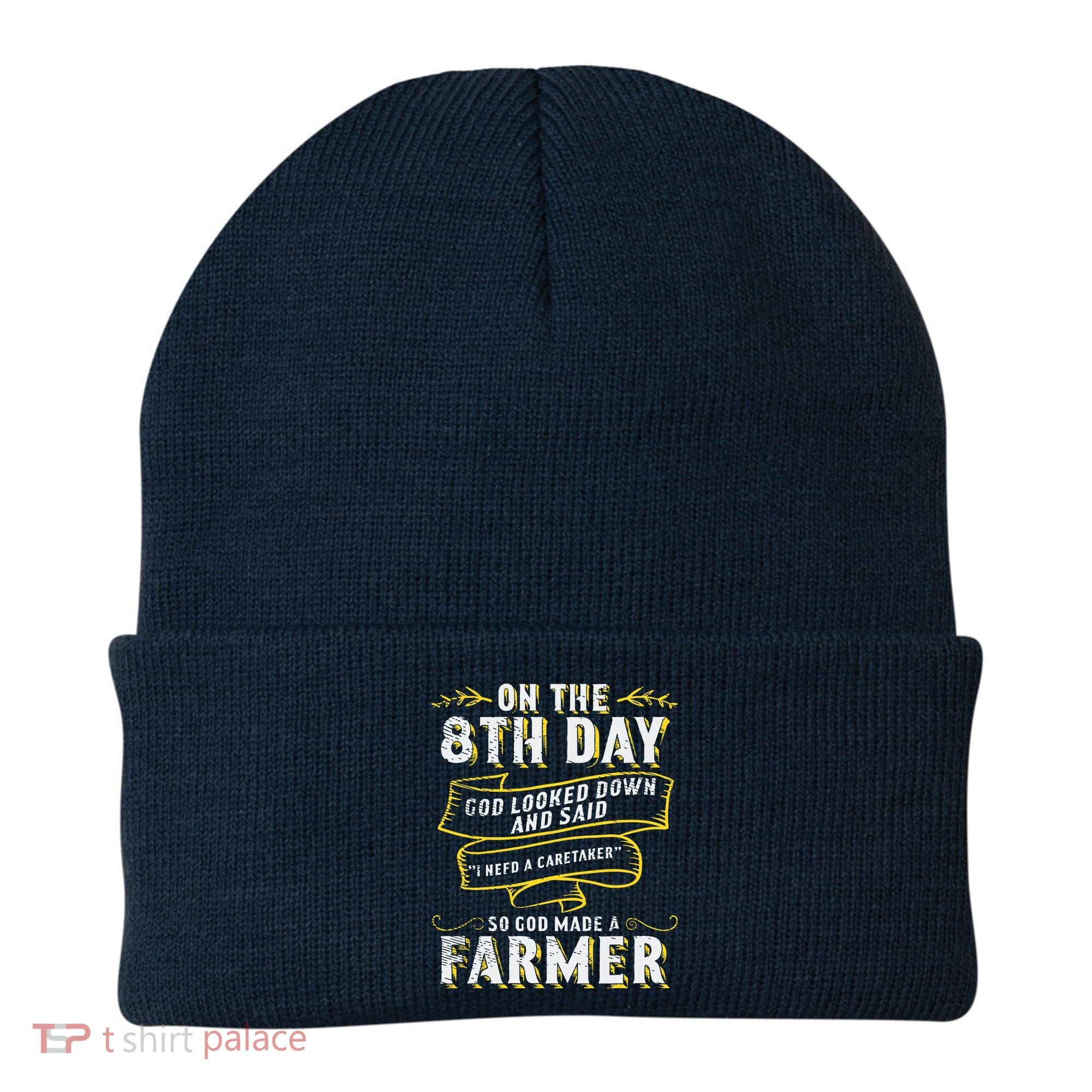 So God Made A Farmer Farming Agriculture Beanie