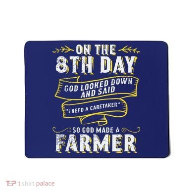 So God Made A Farmer Farming Agriculture Mousepad