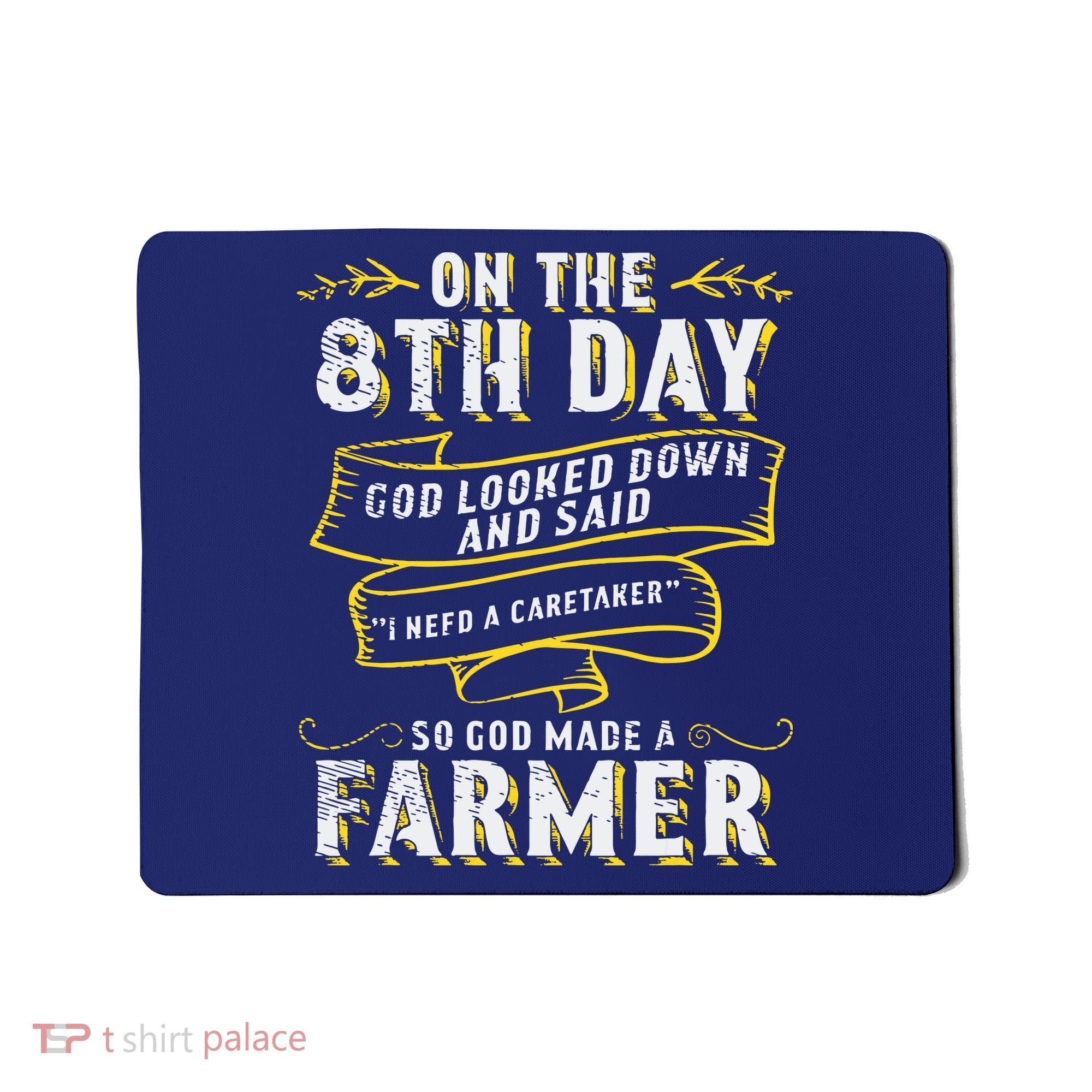 So God Made A Farmer Farming Agriculture Mousepad