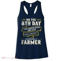 So God Made A Farmer Farming Agriculture Women's Tank Top thumb 0