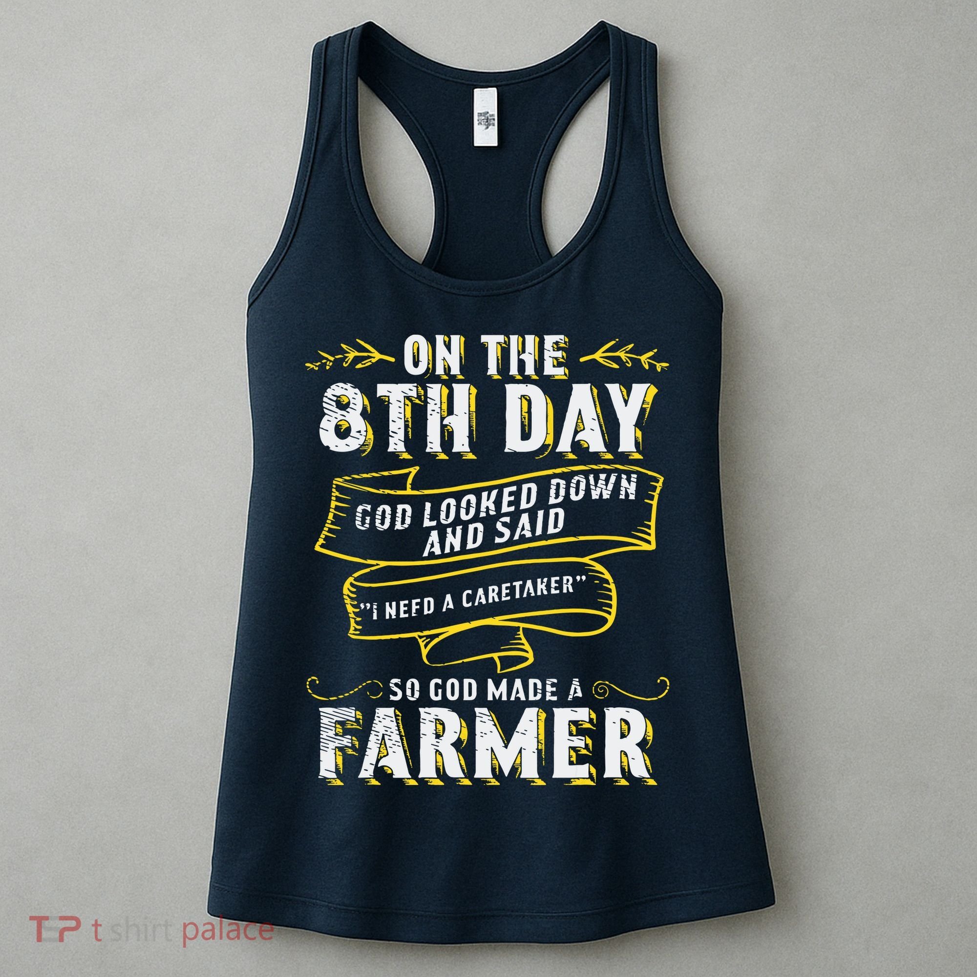 So God Made A Farmer Farming Agriculture Women's Tank Top