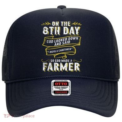 So God Made A Farmer Farming Agriculture Hat