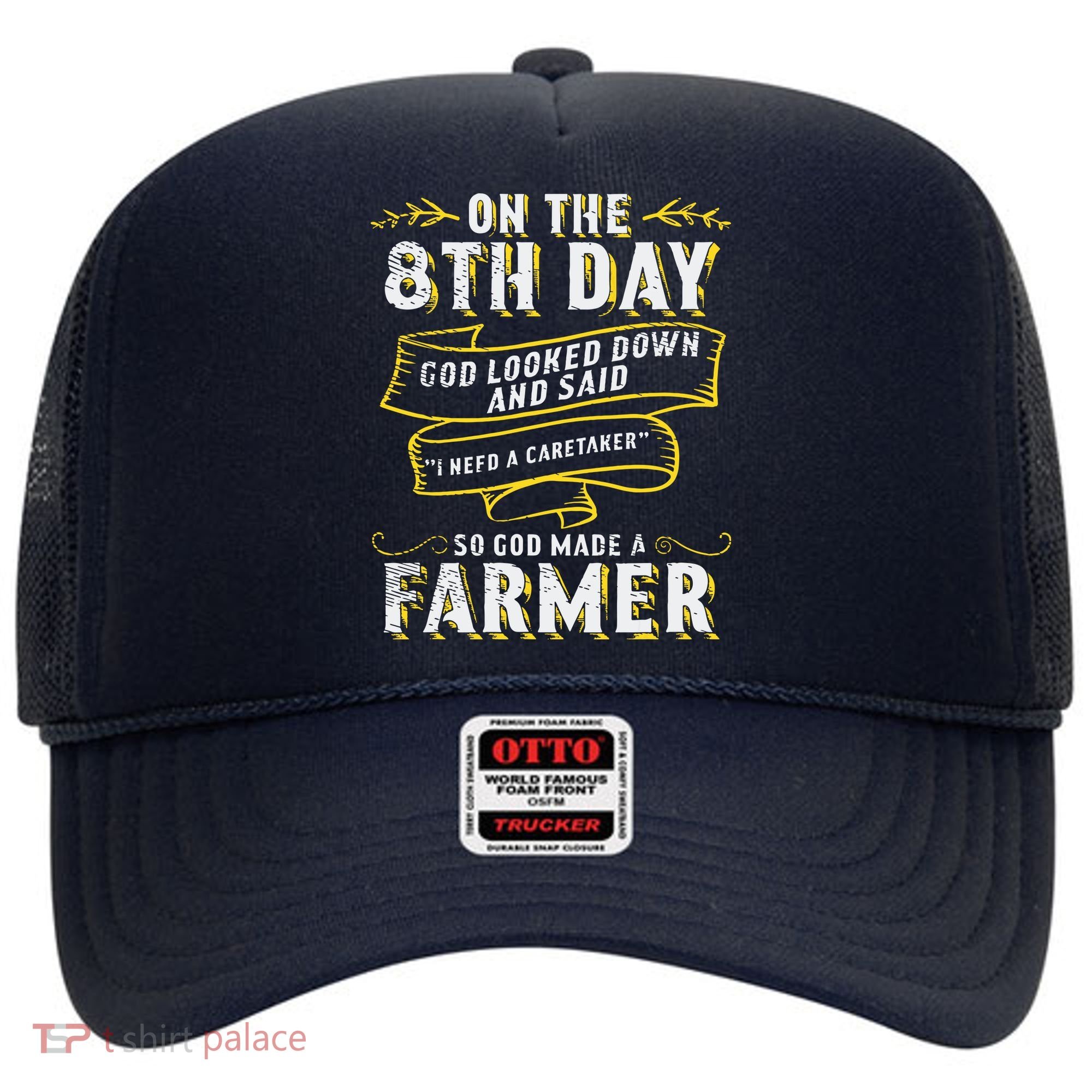 So God Made A Farmer Farming Agriculture Hat