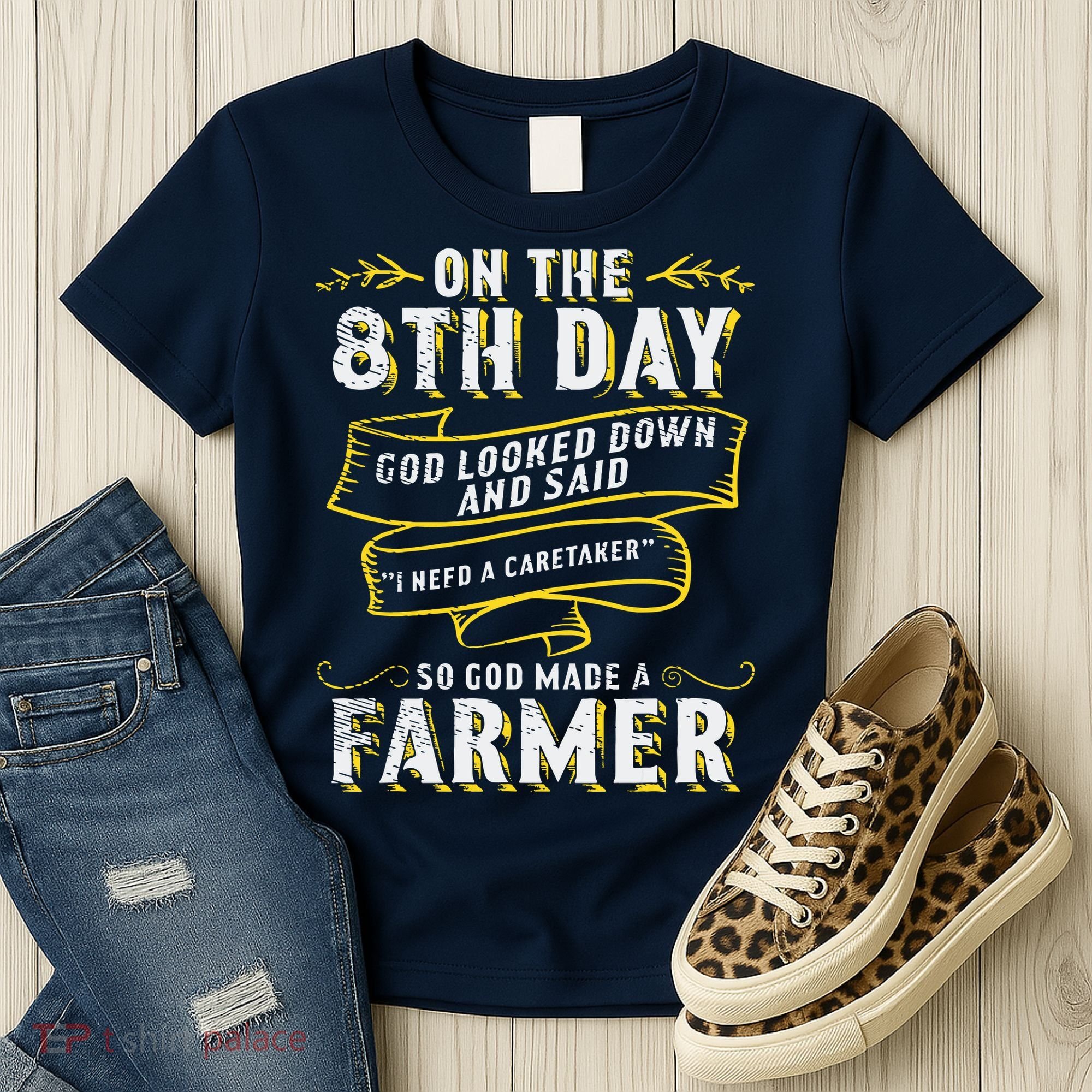 So God Made A Farmer Farming Agriculture Women's T-Shirt