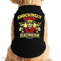 Shockingly Good Master Electrician Humor Doggie Tank thumb 0