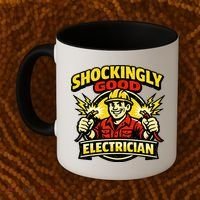 Shockingly Good Master Electrician Humor Coffee Mug thumb 2
