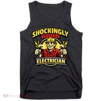 Shockingly Good Master Electrician Humor Tank Top thumb 0