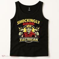 Shockingly Good Master Electrician Humor Tank Top thumb 2