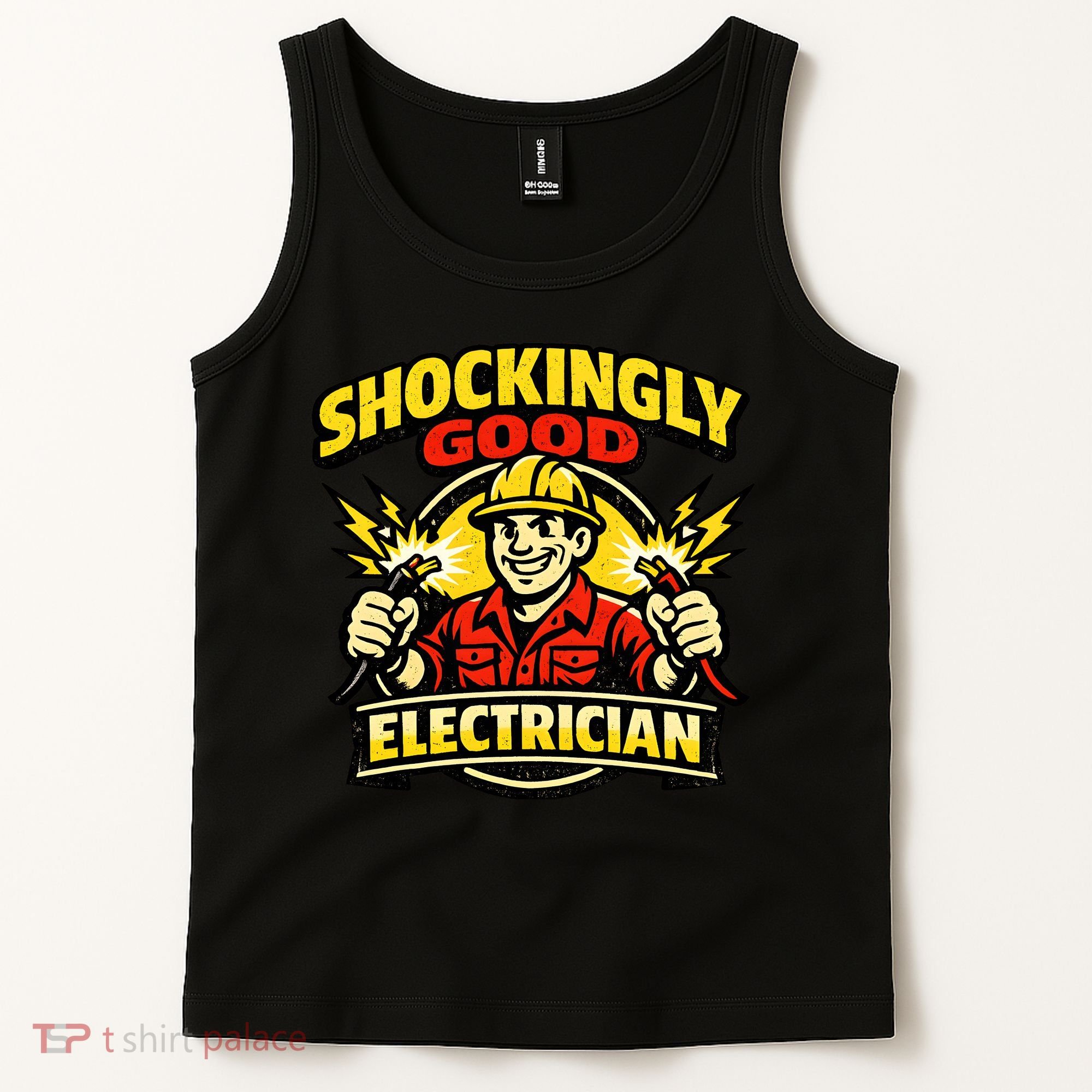 Shockingly Good Master Electrician Humor Tank Top