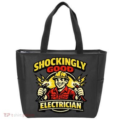 Shockingly Good Master Electrician Humor Tote Bag