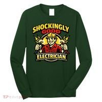 Shockingly Good Master Electrician Humor Long Sleeve Shirt thumb 0