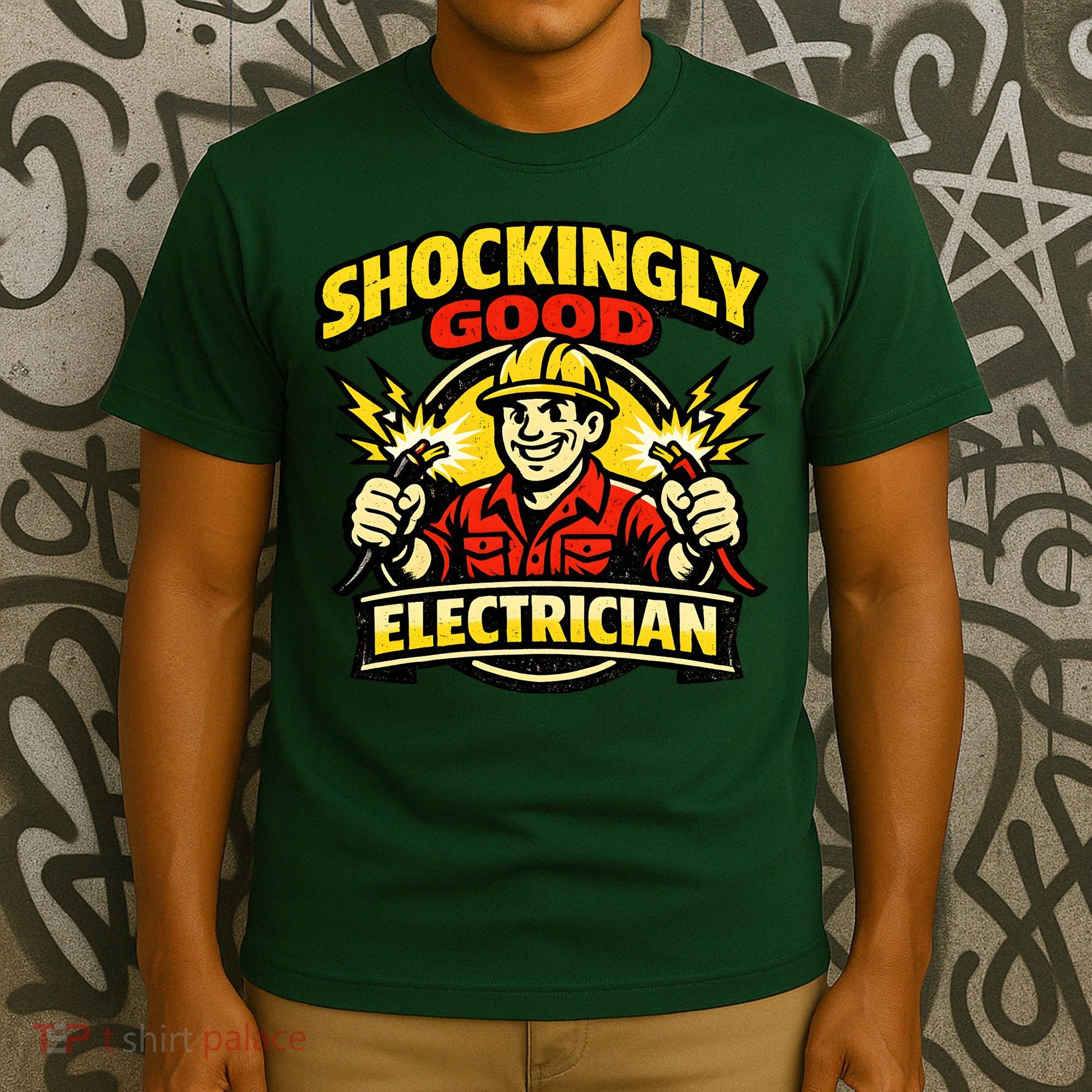 Shockingly Good Master Electrician Humor T-Shirt