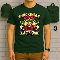 Shockingly Good Master Electrician Humor T-Shirt thumb 6