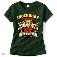 Shockingly Good Master Electrician Humor Women's T-Shirt thumb 0