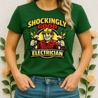 Shockingly Good Master Electrician Humor Women's T-Shirt thumb 2