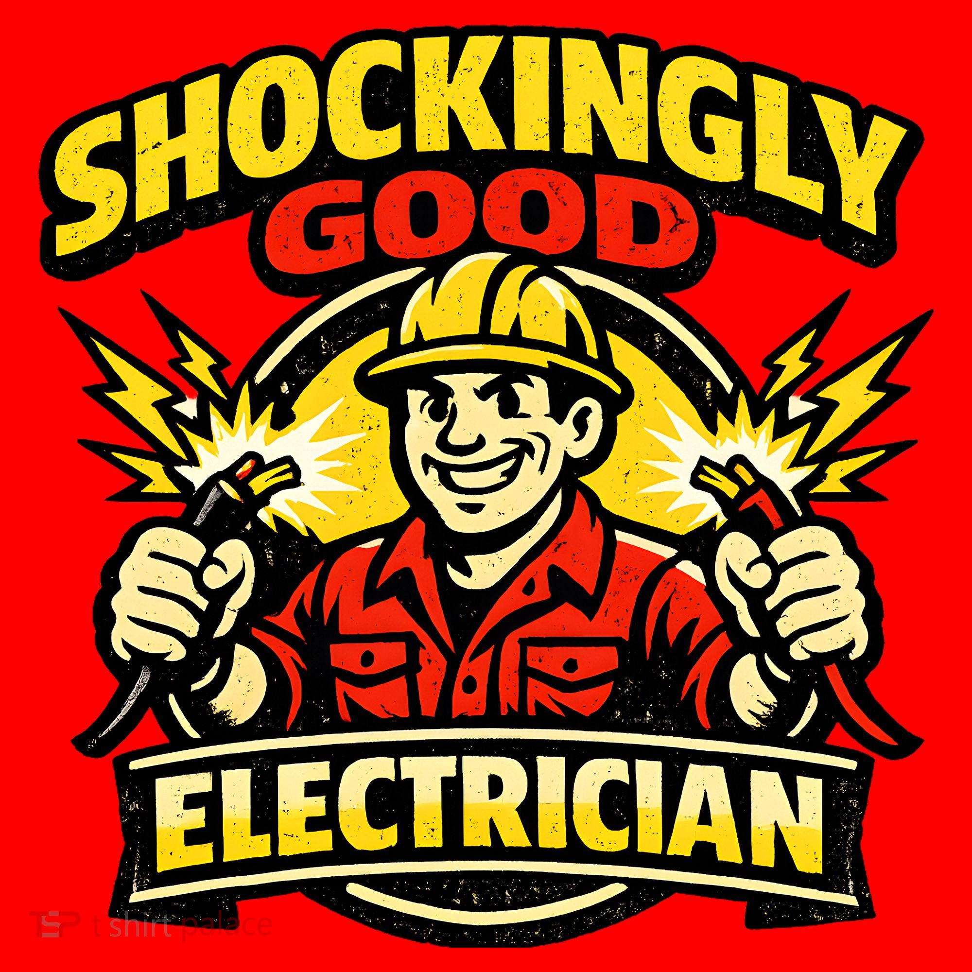 Shockingly Good Master Electrician Humor Santa Hat