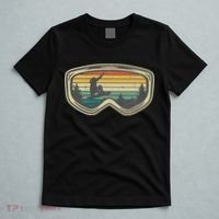 Snowboard Goggles Mountain Snowboarding Retro Vacation  T-Shirt thumb 5