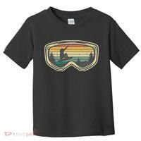 Snowboard Goggles Mountain Snowboarding Retro Vacation  Toddler T-Shirt thumb 0