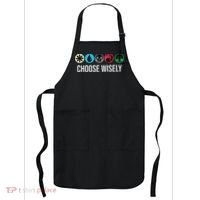 Symbols Gathering Magic Choose Wisely Blue Red Green Apron thumb 0