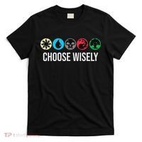 Symbols Gathering Magic Choose Wisely Blue Red Green T-Shirt thumb 0