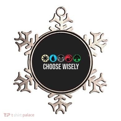 Symbols Gathering Magic Choose Wisely Blue Red Green Ornament