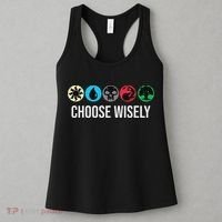 Symbols Gathering Magic Choose Wisely Blue Red Green Women's Tank Top thumb 3