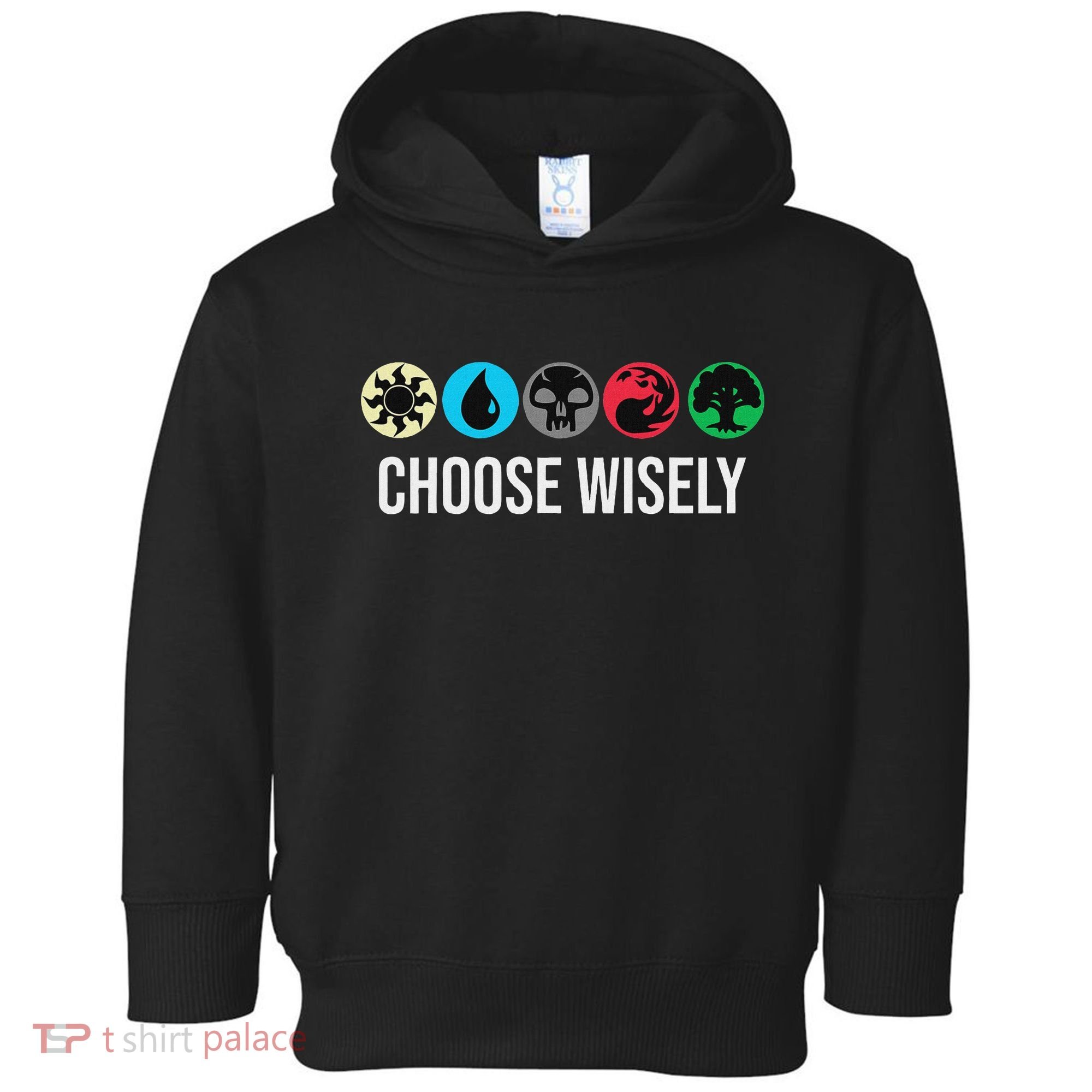 Symbols Gathering Magic Choose Wisely Blue Red Green Toddler Hoodie