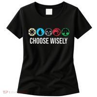 Symbols Gathering Magic Choose Wisely Blue Red Green Women's T-Shirt thumb 0