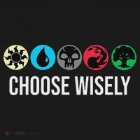 Symbols Gathering Magic Choose Wisely Blue Red Green Kids Sweatshirt thumb 2
