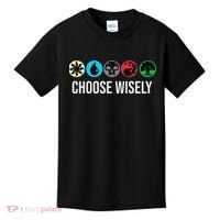 Symbols Gathering Magic Choose Wisely Blue Red Green Kids T-Shirt thumb 0