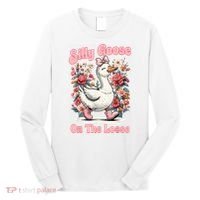 Silly Goose Mommy Floral Silly Goose Mama Mother's Day Long Sleeve Shirt thumb 0