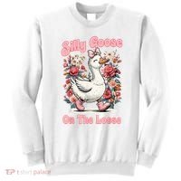 Silly Goose Mommy Floral Silly Goose Mama Mother's Day Sweatshirt thumb 0