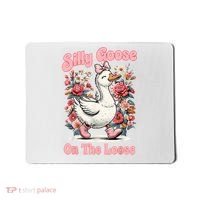 Silly Goose Mommy Floral Silly Goose Mama Mother's Day Mousepad thumb 0