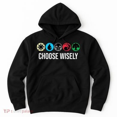 Symbols Gathering Magic Choose Wisely Blue Red Green Hoodie
