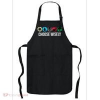 Symbols Gathering Magic Choose Wisely Blue Red Green Apron thumb 0