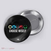 Symbols Gathering Magic Choose Wisely Blue Red Green Button thumb 0