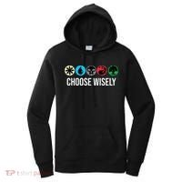 Symbols Gathering Magic Choose Wisely Blue Red Green Women's Hoodie thumb 0