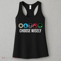 Symbols Gathering Magic Choose Wisely Blue Red Green Women's Tank Top thumb 3