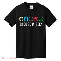Symbols Gathering Magic Choose Wisely Blue Red Green Kids T-Shirt thumb 0