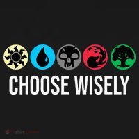 Symbols Gathering Magic Choose Wisely Blue Red Green Kids T-Shirt thumb 4