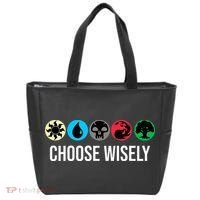 Symbols Gathering Magic Choose Wisely Blue Red Green Tote Bag thumb 0