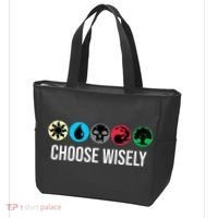 Symbols Gathering Magic Choose Wisely Blue Red Green Tote Bag thumb 3