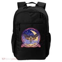 Stained Glass Moth Butterfly Moon Crest Backpack thumb 0