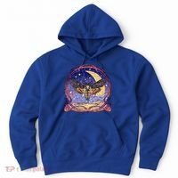 Stained Glass Moth Butterfly Moon Crest Hoodie thumb 0