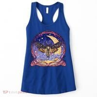 Stained Glass Moth Butterfly Moon Crest Women's Tank Top thumb 0