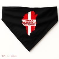 Support Greenland Make America Go Away USA-Made Doggie Bandana thumb 0