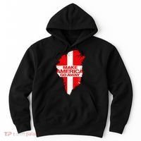 Support Greenland Make America Go Away Hoodie thumb 0